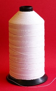 cotton binding thread for gluing and heat treating