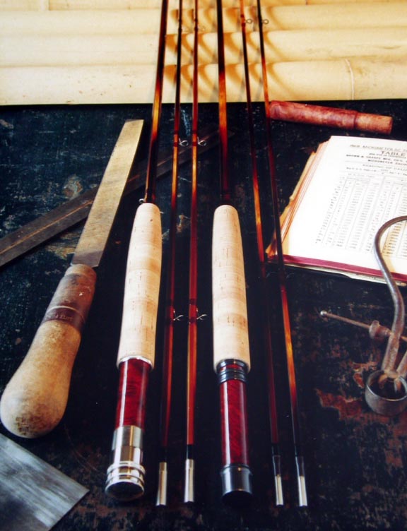 J.D. Wagner Bamboo Flyrods, Hex and Quad