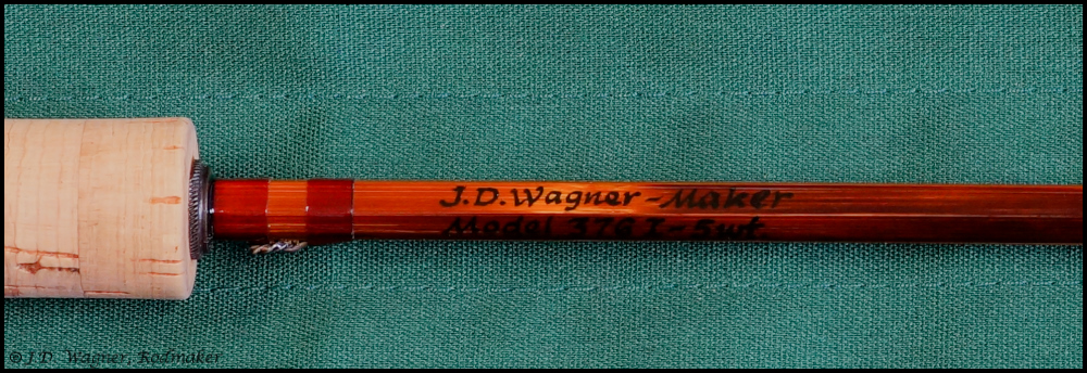 Vintage J.D. Wagner Cane Rod, J.D. Wagner, Rodmaker