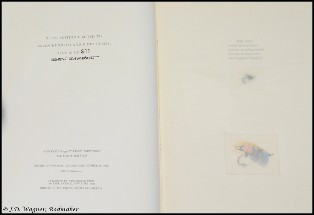 Salmon Of The World Ernest Schwiebert Limited Edition 611/750