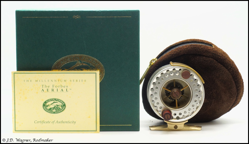 Vintage J. Austin Forbes reel, J.D. Wagner, Agent