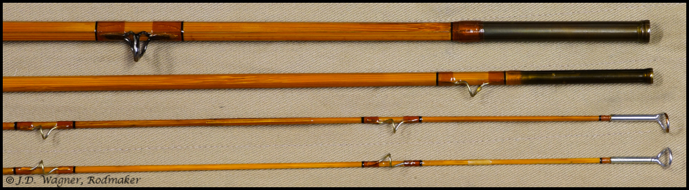Vintage Dickerson Fly Rod, J.D. Wagner, Agent