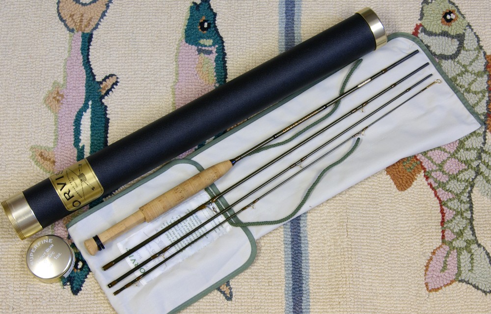 Vintage Fly Fishing Kit, Bamboo Fly Fishing Rod in Wood Case With Lures,  Line, Hooks, Four Piece Fly Rod and Case Good Condition, 1940's 