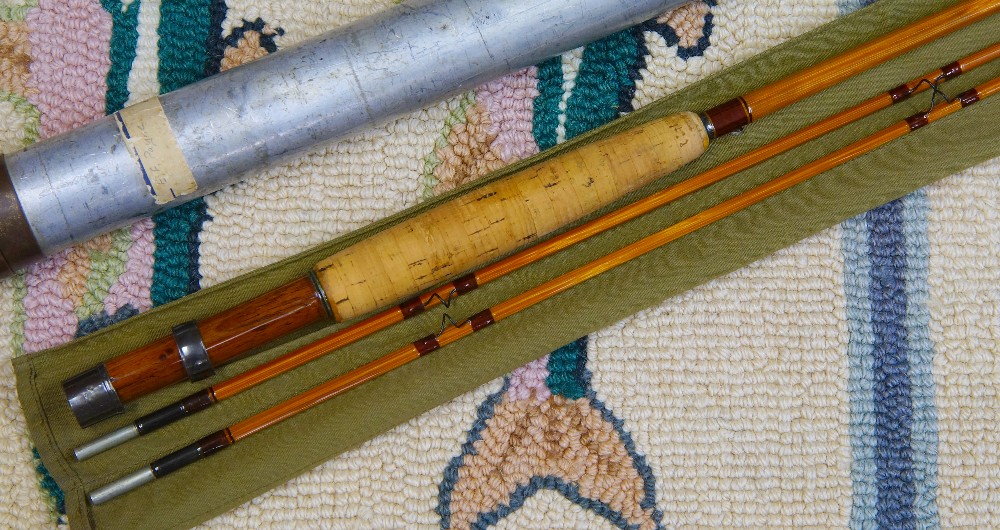 Vintage Payne 102 Bamboo Rod- J.D. Wagner, Agent
