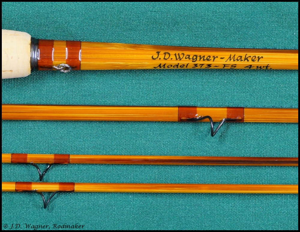Vintage Wagner Cane Rod, J.D. Wagner, Agent