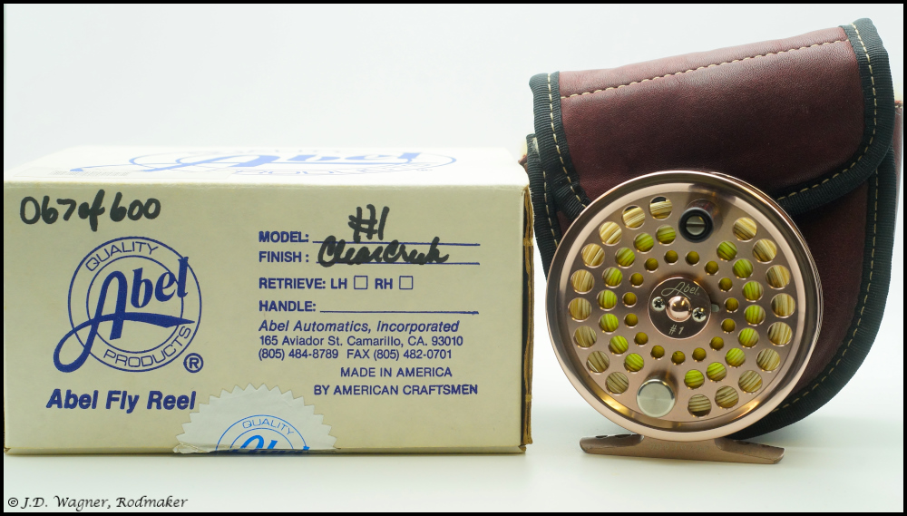 Vintage Abel Reel, J.D. Wagner, Agent