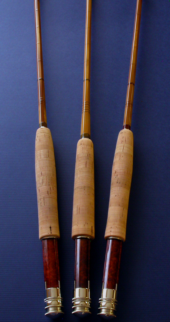A set of three J.D. Wagner rods