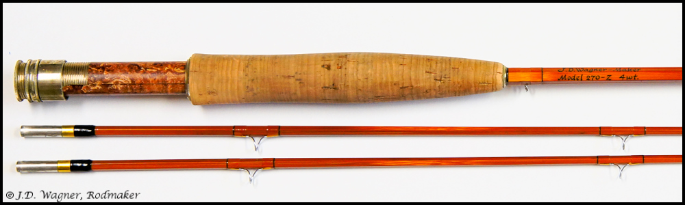 Vintage J.D. Wagner Signature Series rod, J.D. Wagner, Agent