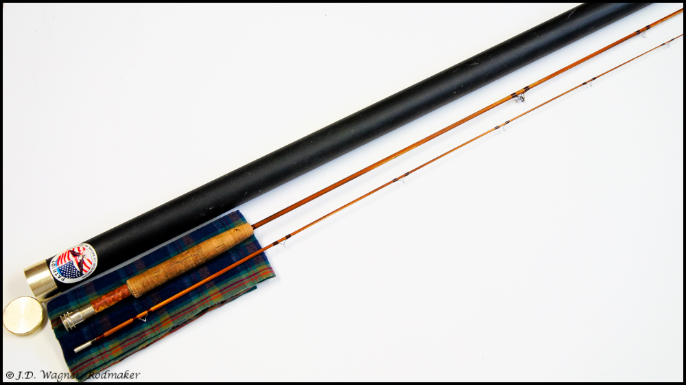 Vintage J.D. Wagner Patriot Series rod, J.D. Wagner, Agent