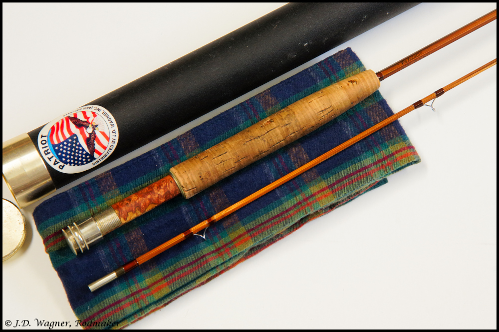 Vintage J.D. Wagner Patriot Series rod, J.D. Wagner, Agent